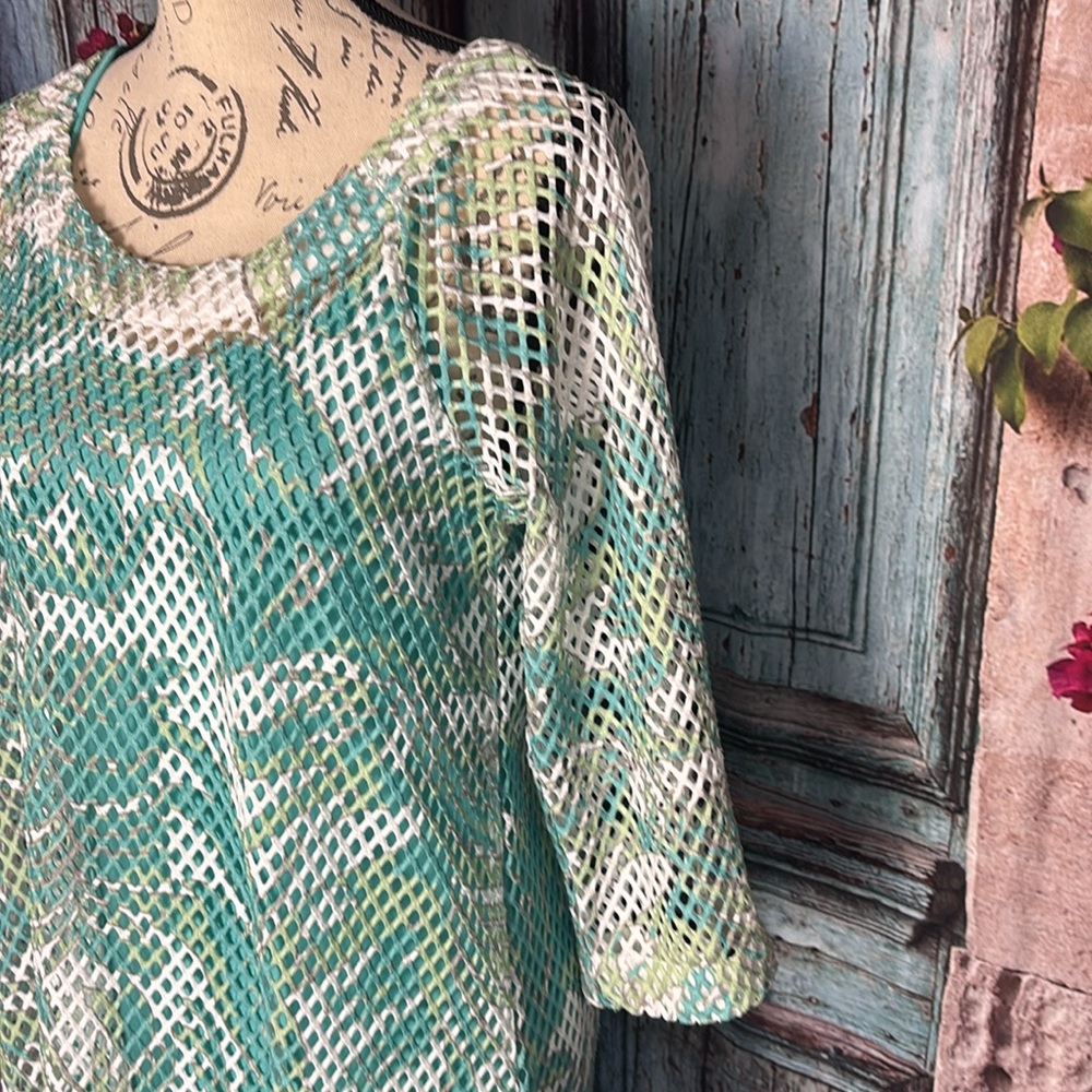 Multiples Mesh Tunic Top With Matching Tank Top, … - image 6